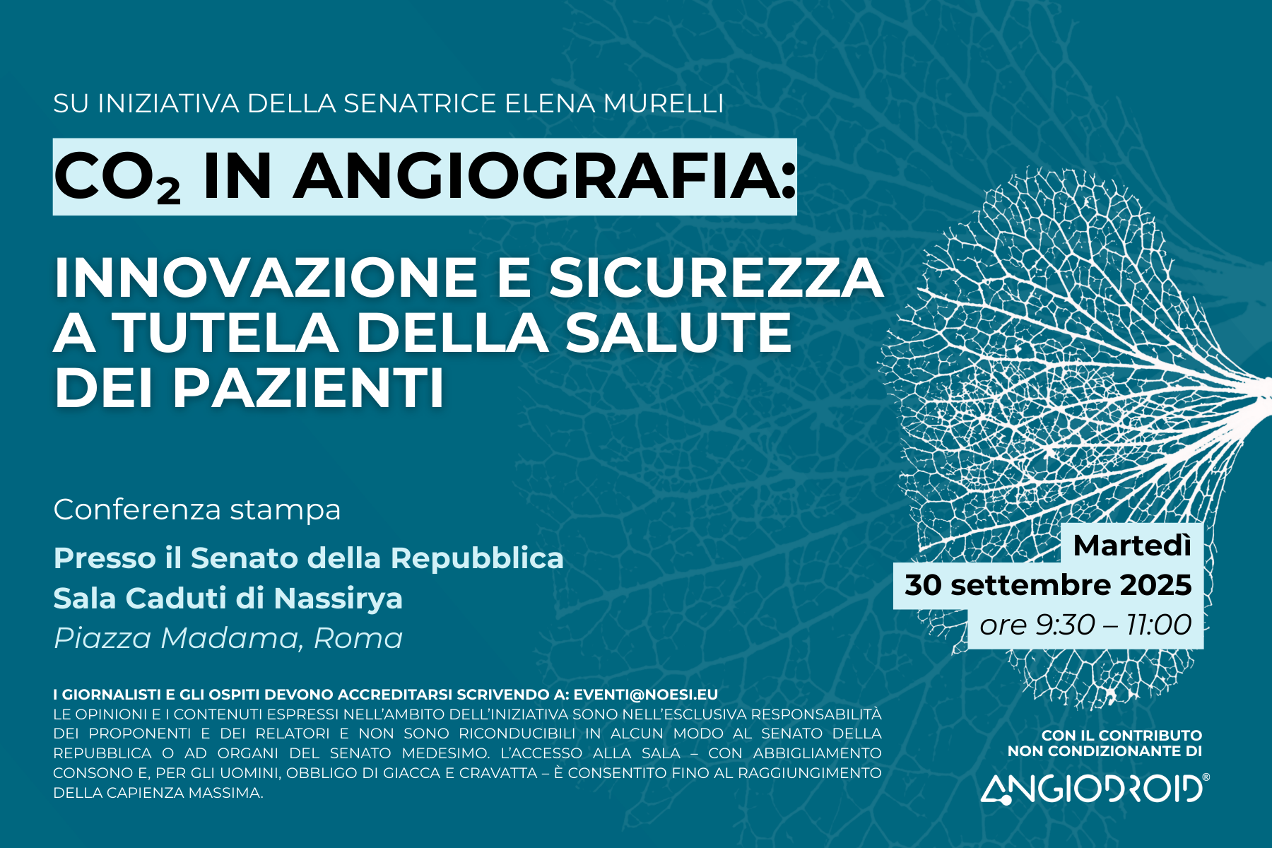CO₂ in angiografia: innovazione e sicurezza a tutela della salute dei pazienti 